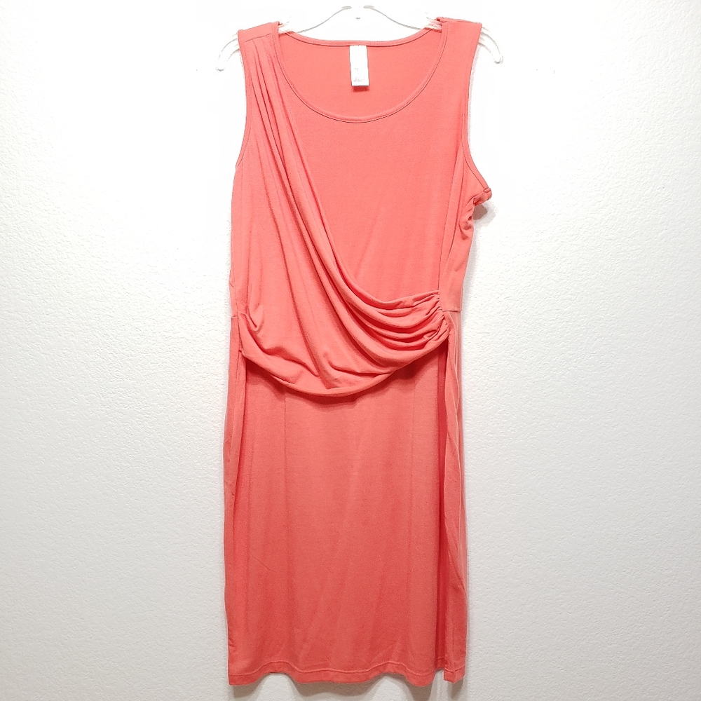 5/$15 Avon Coral Midi Sleeveless Dress